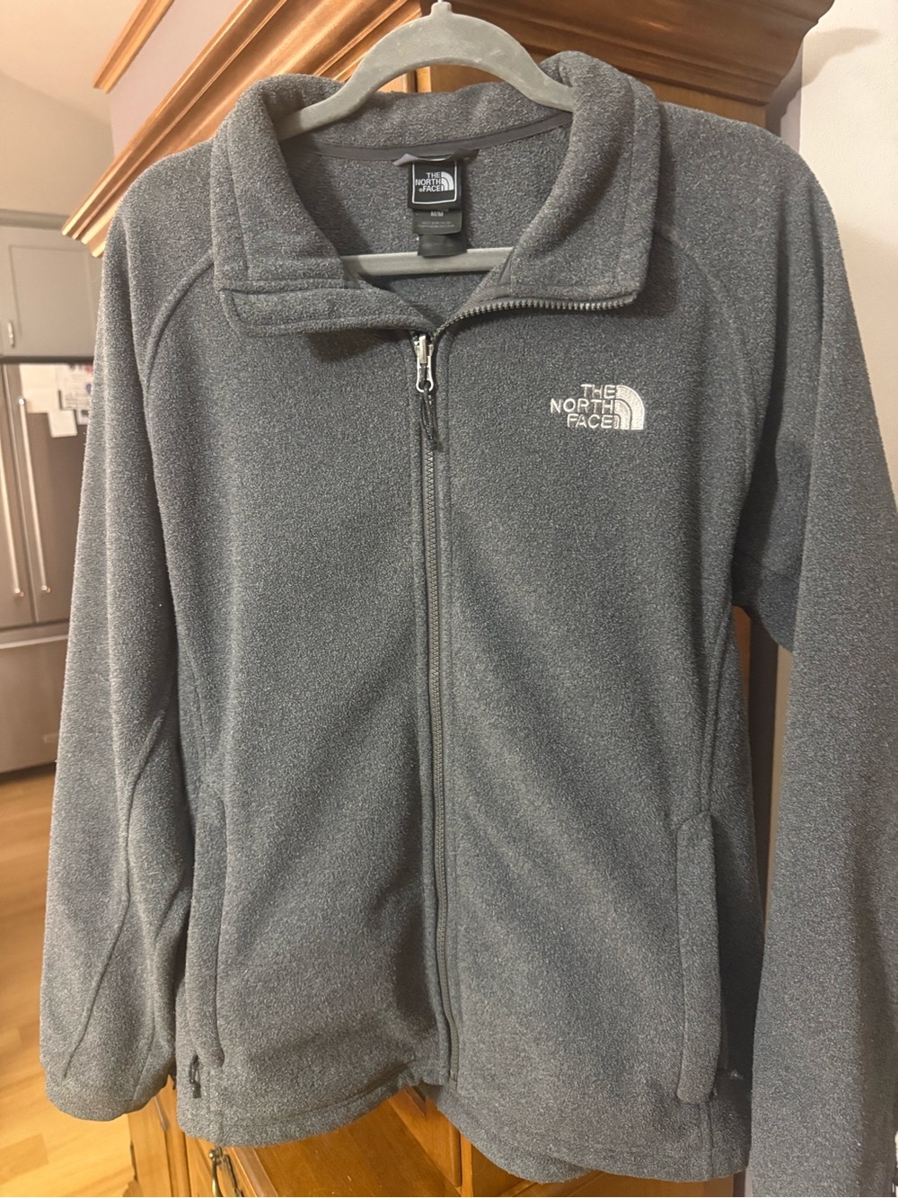 The North Face Men's Dark Gray Full-Zip Glacier Fleece Jacket Medium